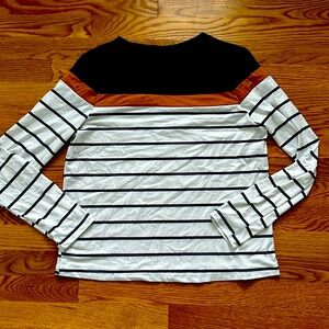 Long sleeve striped shirt